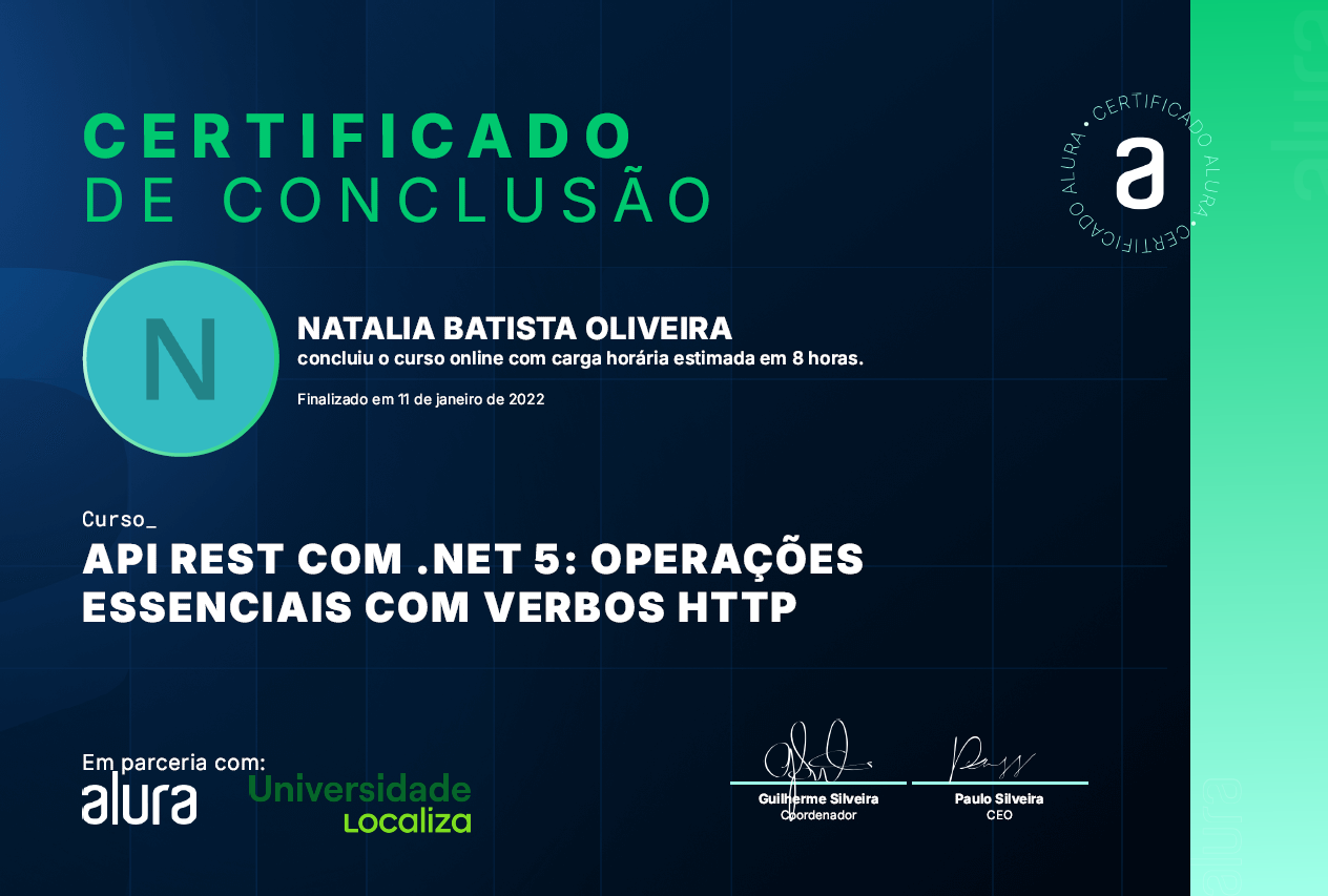 Certificado API Rest com .NET 5